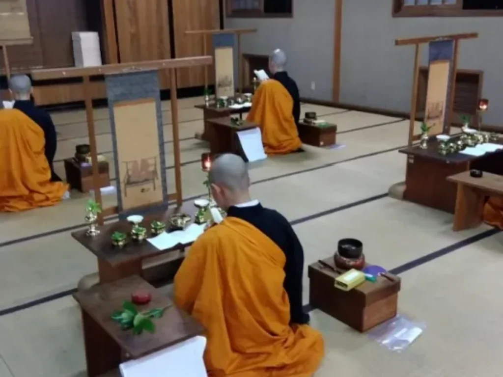 僧堂研修の様子